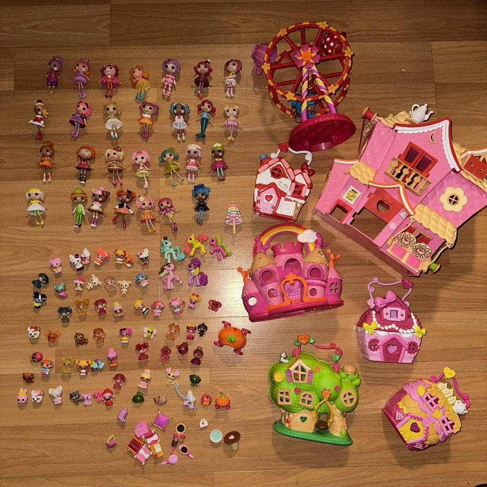 Huge Lalaloopsy Mini & Tinies Collection Houses Pets Accessories w/ Ponies